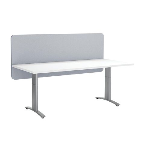 Boyd Visuals Desk Screen Modesty Panel Light Grey 1800mm
