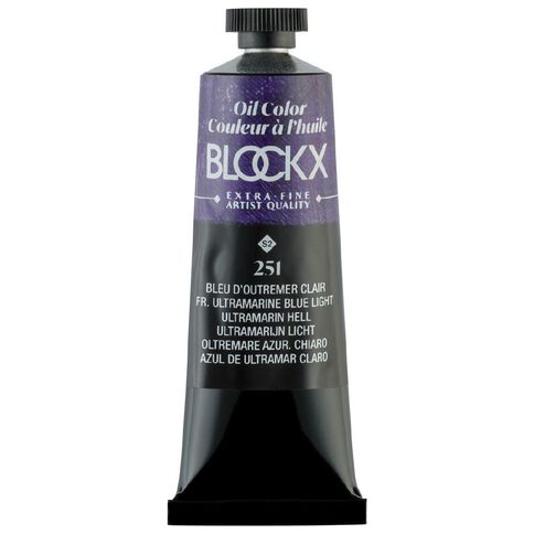 BLOCKX Oil Tube 35ml S2 251 Ultramarine Blue Light Blue Light