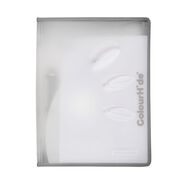 ColourHide Ring Zipper Binder Clear