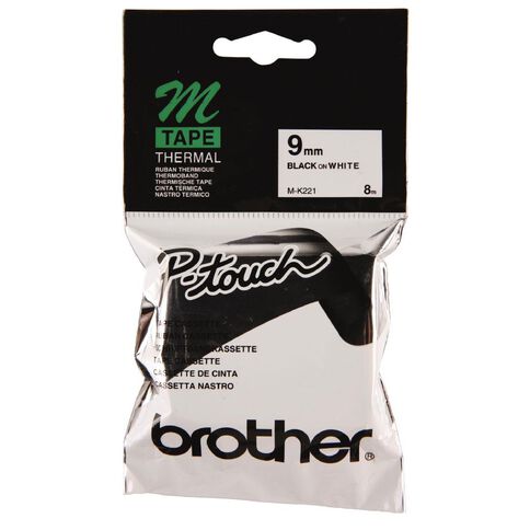 Brother Label Tape M-K221 9mm
