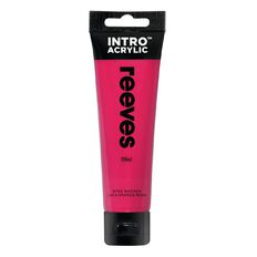 Reeves Intro Acrylic Paint Rose Madder 100ml