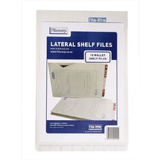 Filecorp 2014 Wallet Shelf File 10 Pack White