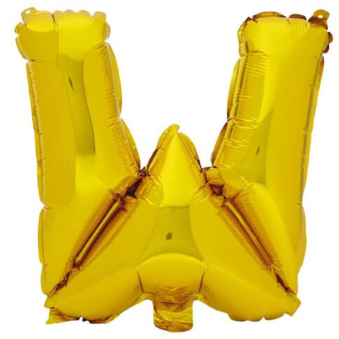 Artwrap Foil Balloon W Gold 35cm