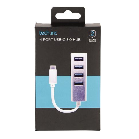 Tech.Inc USB-C 4 Port USB Adapter