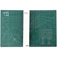 Uniti Cutting Mat 450mm x 300mm x 3mm Green A3