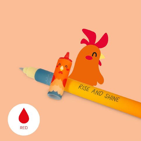 Legami Set of 4 Erasable Gel Pen Farm Sweet Farm
