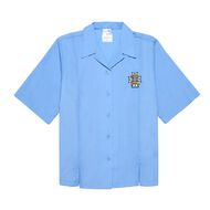 Schooltex Marcellin College Junior Short Sleeve Blouse - New Embroidery