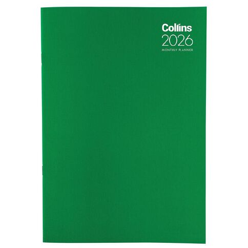 Collins 2026 Monthly Planner Even Year Assorted A4