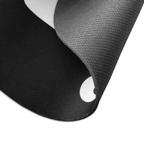 Playmax Paw Print Mouse Mat Black