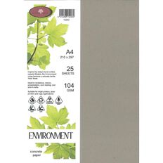 Direct Paper Enviro Paper 104gsm 25 Pack Concrete Grey A4
