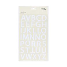 Uniti Foil Alpha Stickers White White