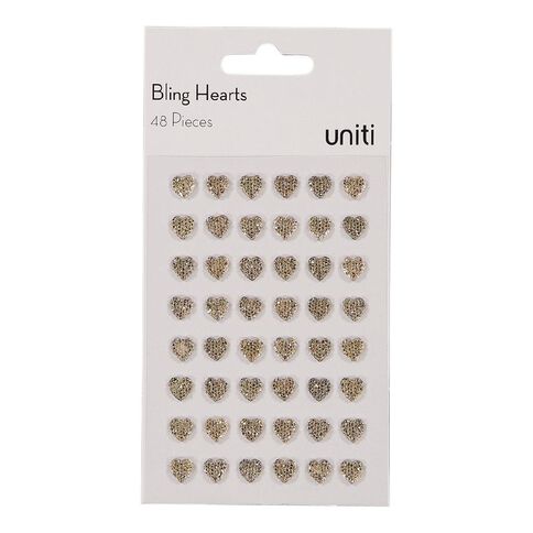 Uniti Bling Crystal Hearts Champagne