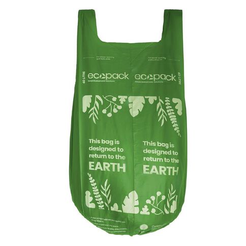 Ecopack Compostable Bin Liners 60L 5 pack