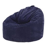 Living & Co Bean Bag Moon Chair Cover Corduroy Blue 200L