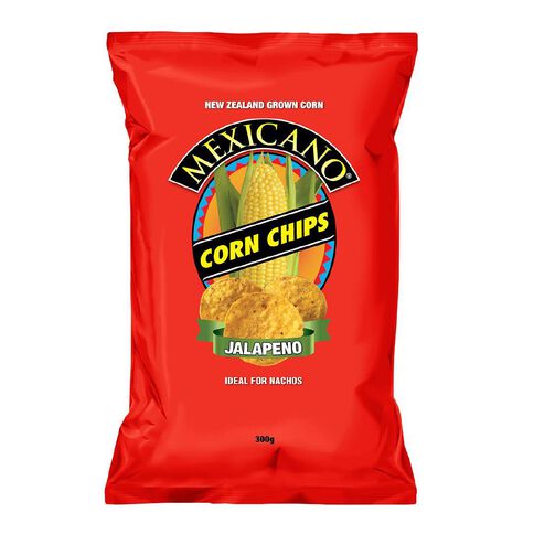 Mexicano Corn Chips Jalapeno 300g