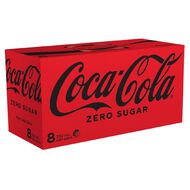 Coca Cola Zero Sugar 330ml 8 Pack