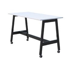Modella II Mobile Leaner Black & Snow 1500x800
