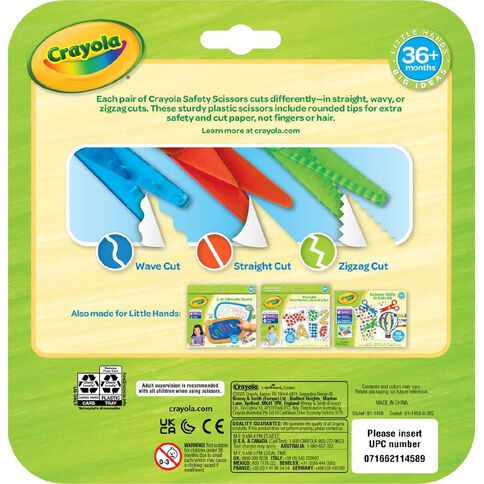 Crayola Young Kids Safety Scissors 3 Pack