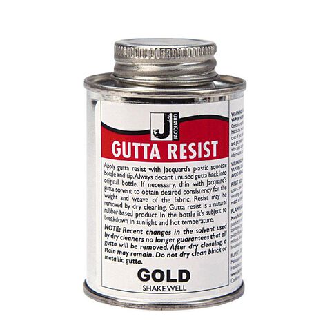 Jacquard Gutta Resist 118.29ml Gold Metallic