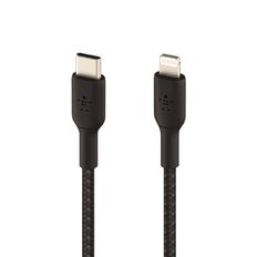Belkin BoostCharge USB-C to Lightning Braided Cable 2M Black
