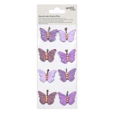 Handmade Flowers Pretty Wings Grape Surprise 8 Piece Little Birdie