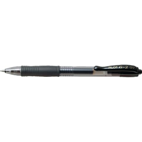 Pilot G2 Retractable Fine 0.7mm Gel Pen Black
