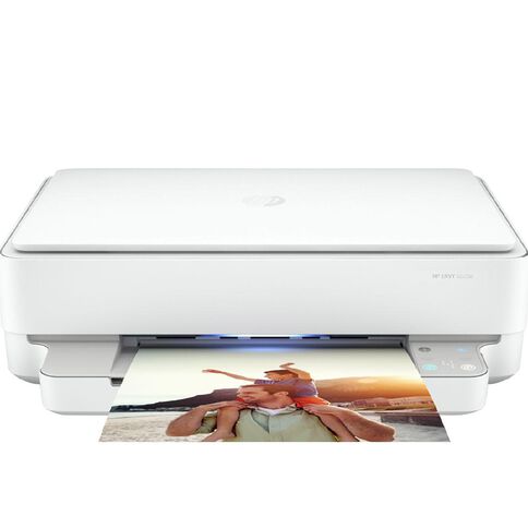 HP ENVY 6020E All-in-One Printer White Instant Ink Enabled