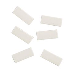 No Brand Erasers Small White 6 Pack