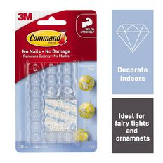 Command Decorating Clips with Strips
