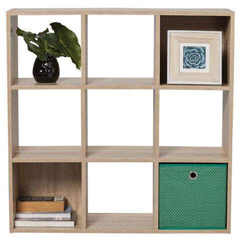 Living & Co Mason 9 Cube Oak Look