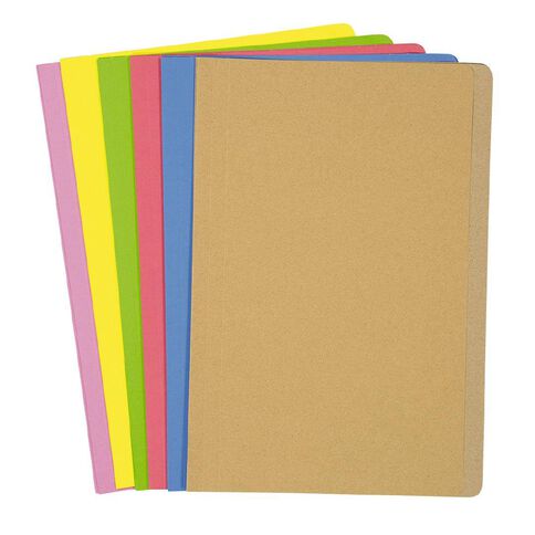 WS Manilla Folders Foolscap 12 Pack Assorted