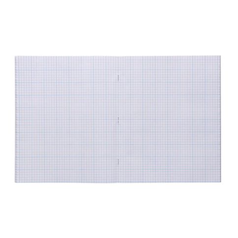 WS Exercise Book 1J5 5mm Quad 36 Leaf Blue Mid