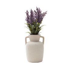 Living & Co Artificial Lilac Flowers In Vase