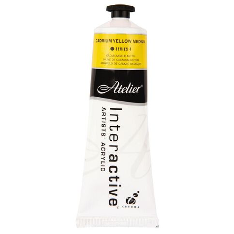 Atelier S4 Acrylic Paint Cadmium Yellow 80ml