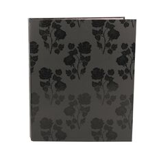 Uniti Stationery Urban Noir A4 Folder Black Roses