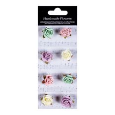 Handmade Flowers Tilly 8pc Multicoloured