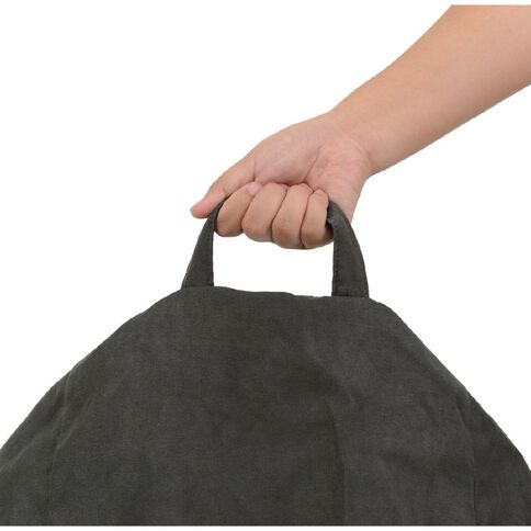 Living & Co Suede Look Bean Bag Chair Cover Grey Slate