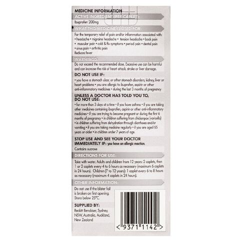 Nurofen Tablets 24s - LIMIT OF 2 PER CUSTOMER