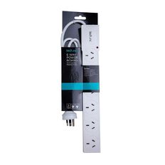 Tech.Inc 6 Way Powerboard with Surge Protection