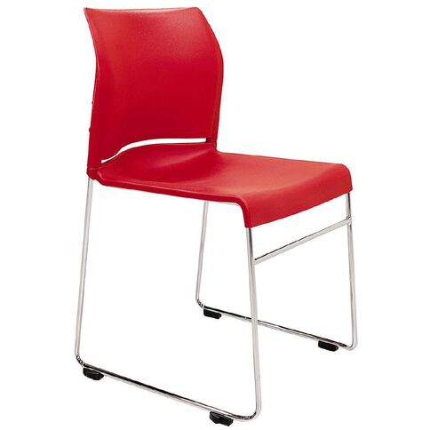Buro Seating Envy Stacker Chair Red Mid