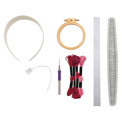 Uniti Craft Adults Needle Punch Headband Checkered