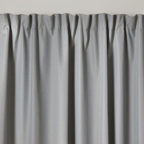 Living & Co Metro Curtains Grey 150-230cm Wide/205cm Drop