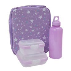 Living & Co Star Lunch Bag Set Purple
