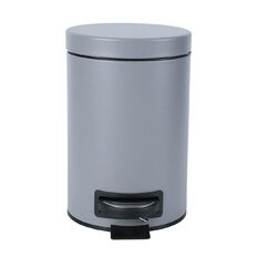 Living & Co Pedal Bin Grey 5L
