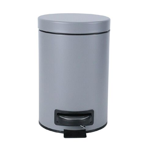 Living & Co Pedal Bin Grey 5L