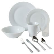 Living & Co Dining Starter Set White 54 Piece