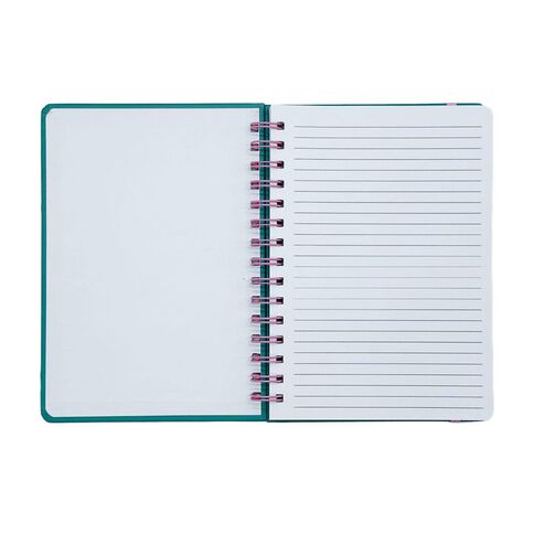Uniti Clubhouse Hardcover Notebook Debossed Green Dark