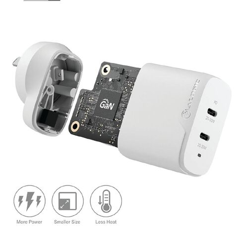 Alogic 2x40 Rapid Power 40W GAN Charger