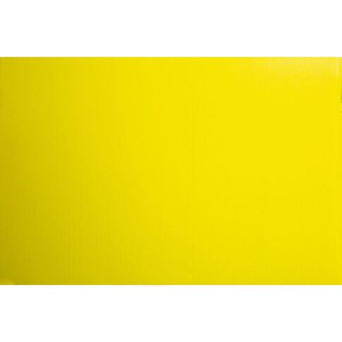 Plasti-Flute Sheet 600mm x 900mm Yellow Mid