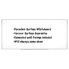 Boyd Visuals Porcelain Whiteboard 1200 x 3600mm